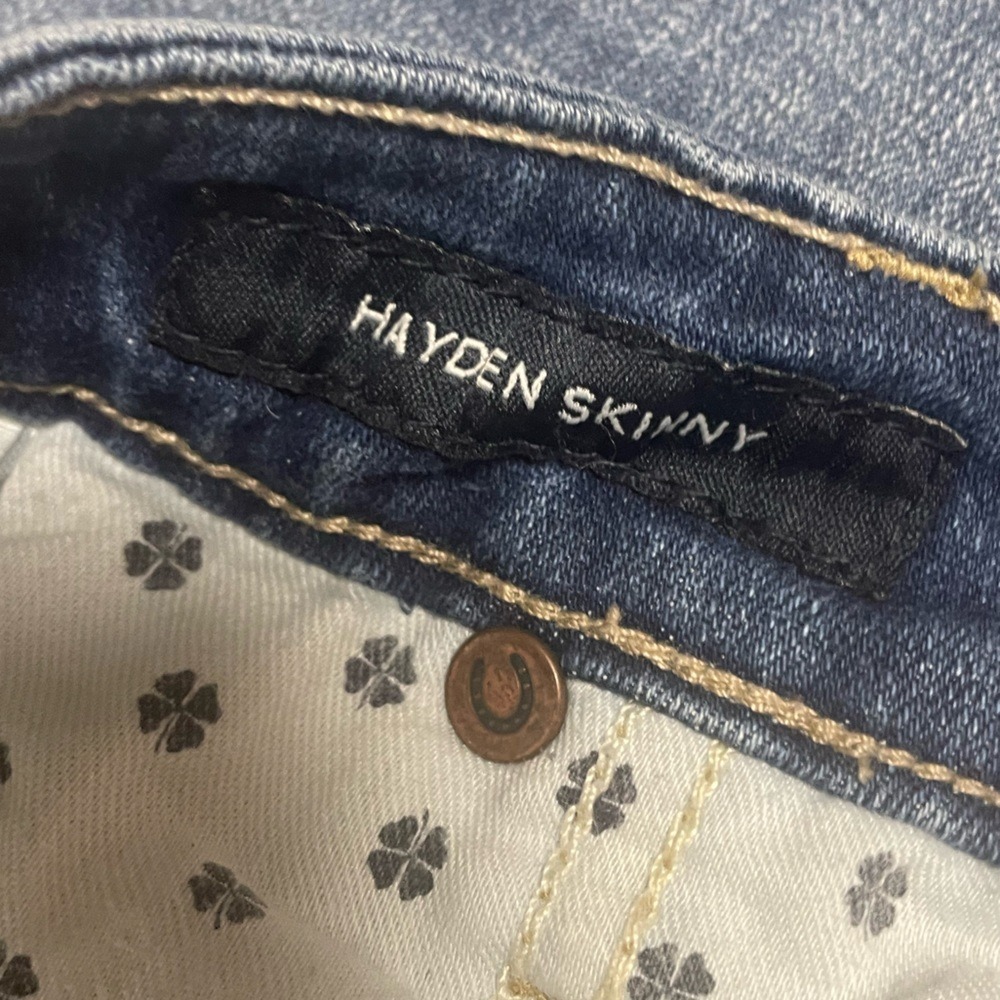 Lucky Brand Hayden Skinny‎ Mid Rise Distressed Denim Jeans Womens 10 - Picture 5 of 13